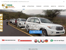 Tablet Screenshot of ethiomartours.com